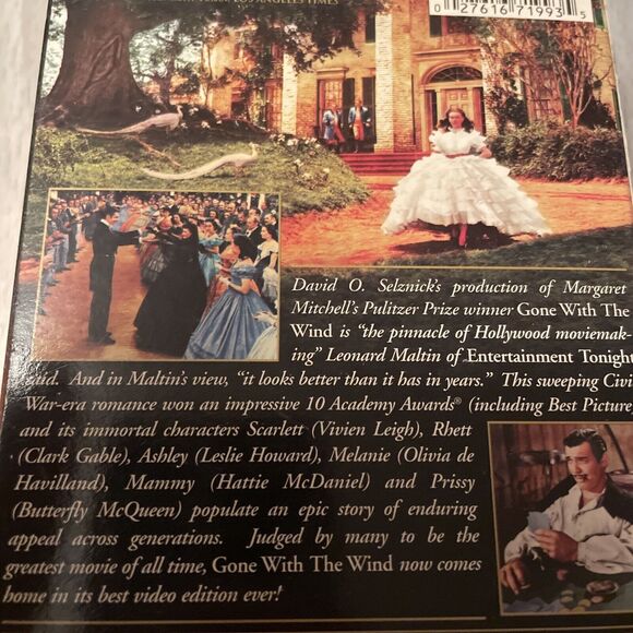 Gone With the Wind (VHS, 1998, Digitally Re-Mastered) - Picture 5 of 11